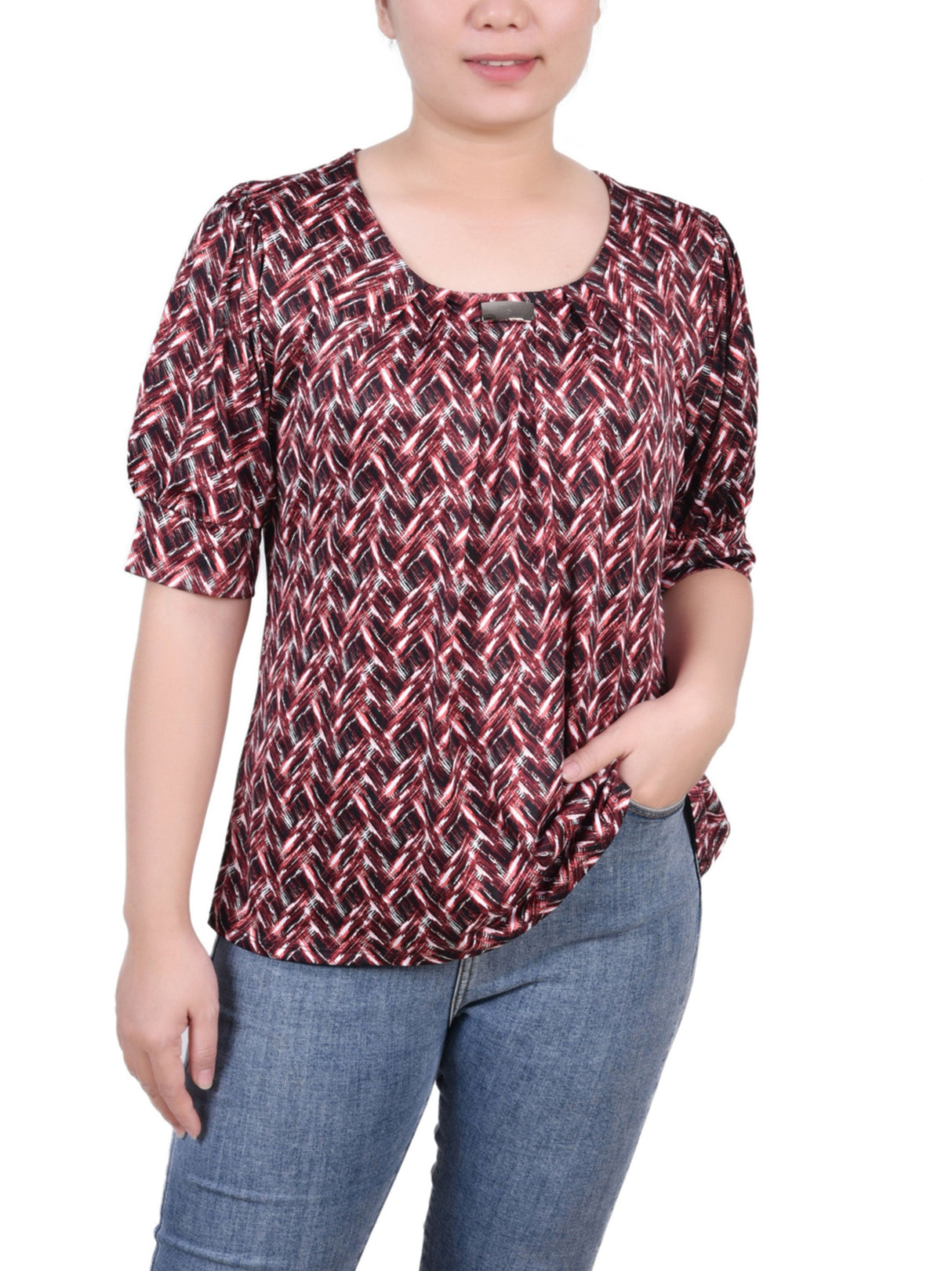 Image for Women's Printed Top,Multi