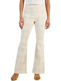 Image for Women's Printed Flare Pants,Beige