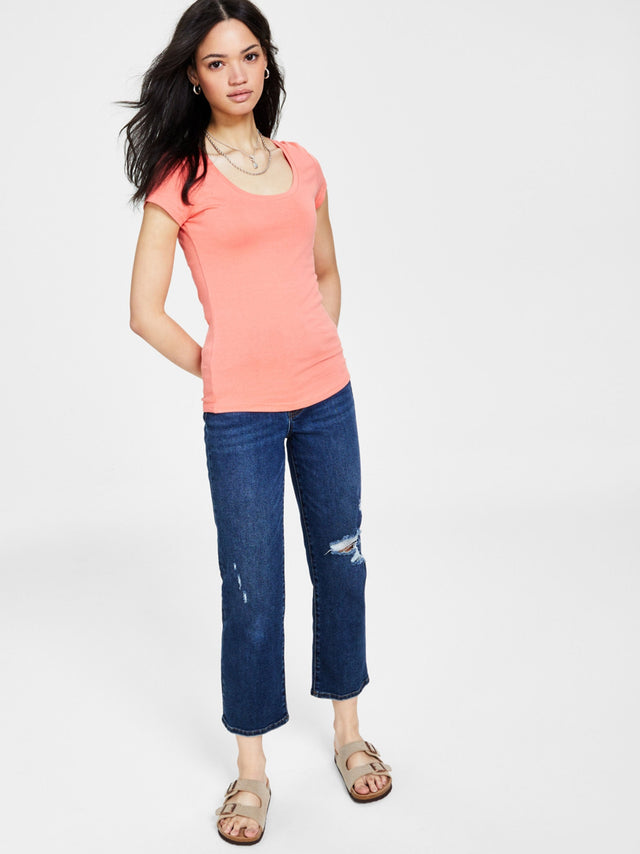 Image for Women's Plain T-Shirt,Orange