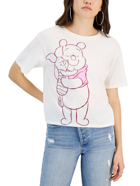 Image for Women's Graphic Printed T-Shirt,Cream