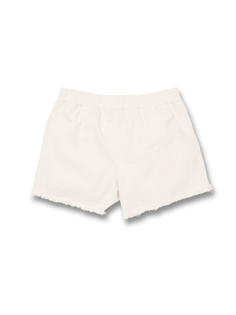 Image for Kids Girl's Frayed Shorts,Stone