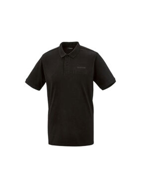 Image for Men's Brand Logo Embroidered Polo T-Shirt,Black