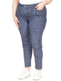 Image for Women's Printed Jeans,Blue