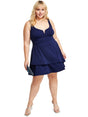 Image for Women's Plain Flare Dress,Navy