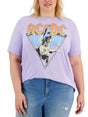 Image for Women's Graphic Printed T-Shirt,Lilac