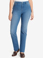 Image for Women's Washed Jeans,Blue