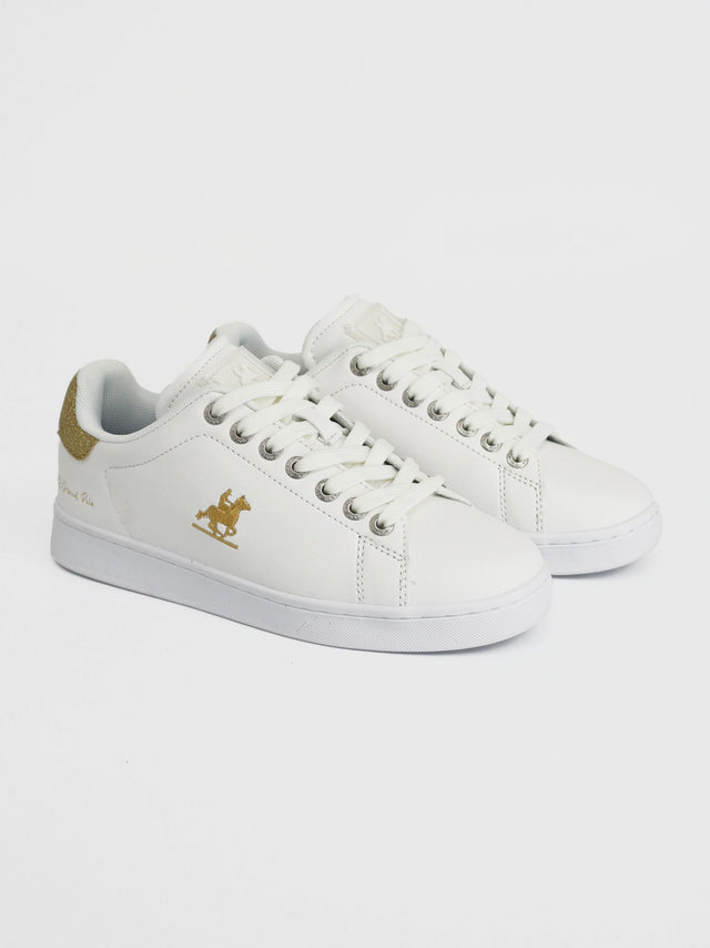 Image for Women's Brand Logo Embroidered Casual Shoes,White