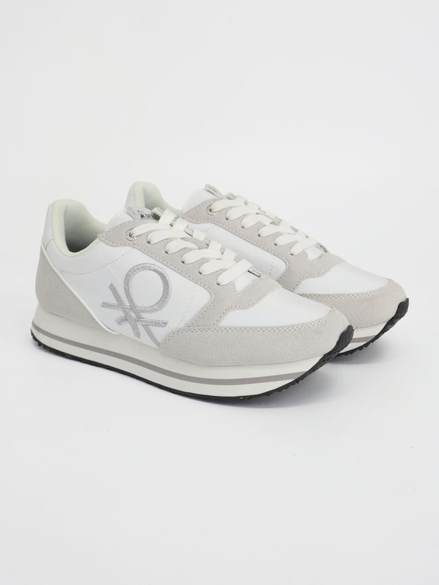 Image for Women's Textured Sneakers,White