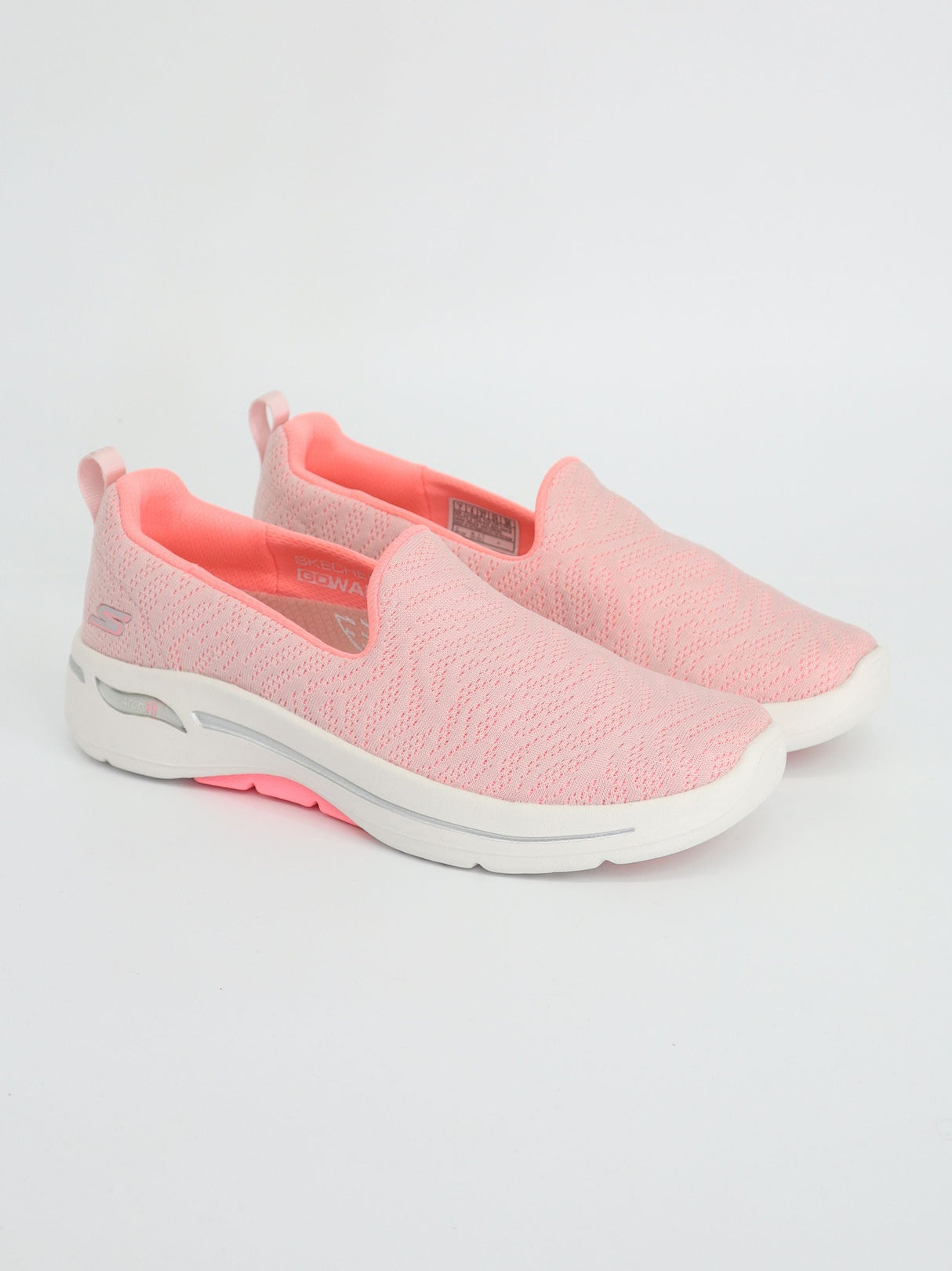 Image for Women's Textured Slip On Trainers,Pink