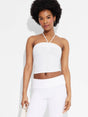 Image for Women's Ribbed Tube Top,White