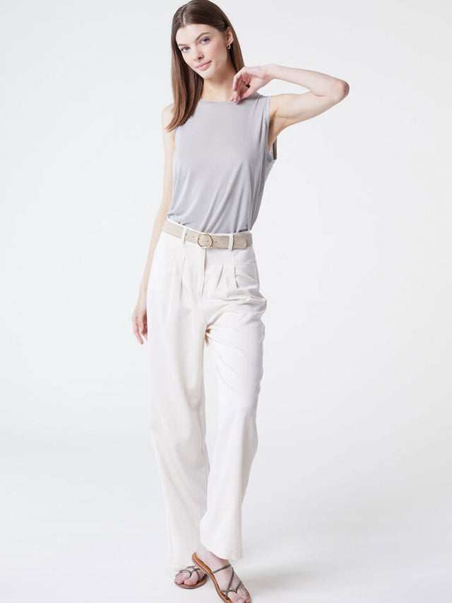 Image for Women's Plain Tank Top,Light Grey