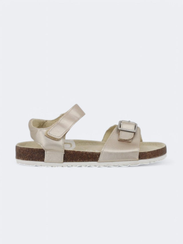 Image for Kids Girl's Plain Sandals,Ecru