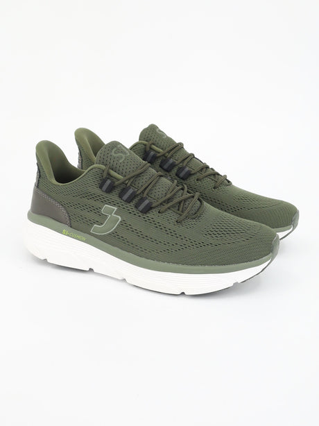 Image for Men's Brand Logo Printed Running Shoes,Olive