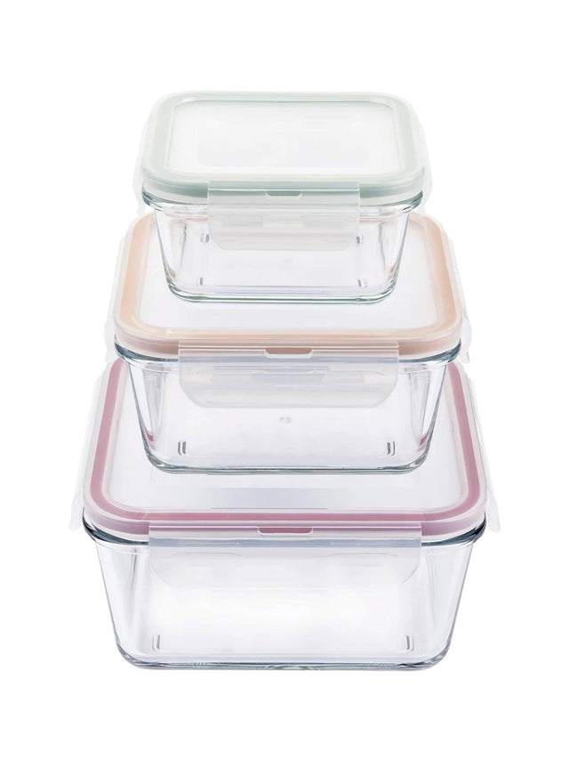 Image for Glass Food Containers Set