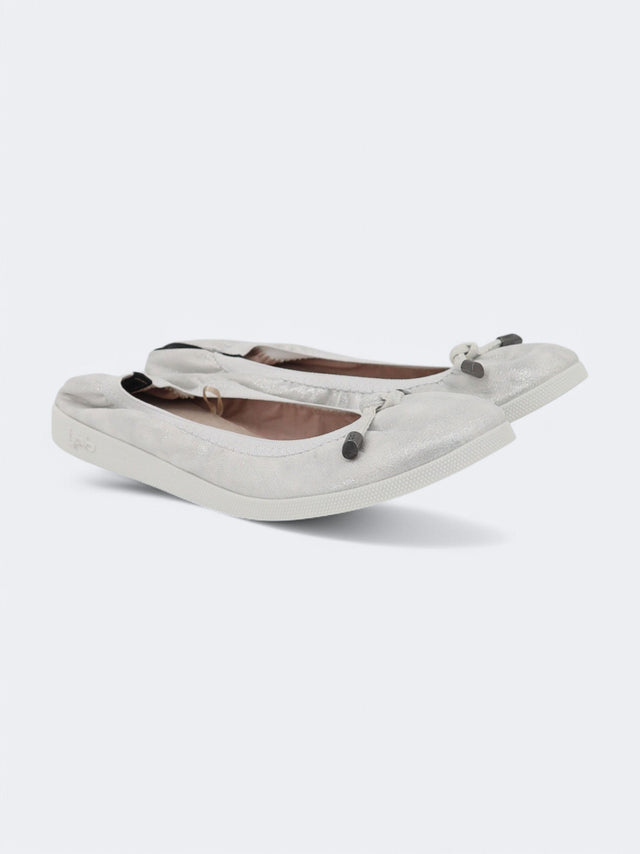Image for Women's Glitter Ballerinas,Light Grey