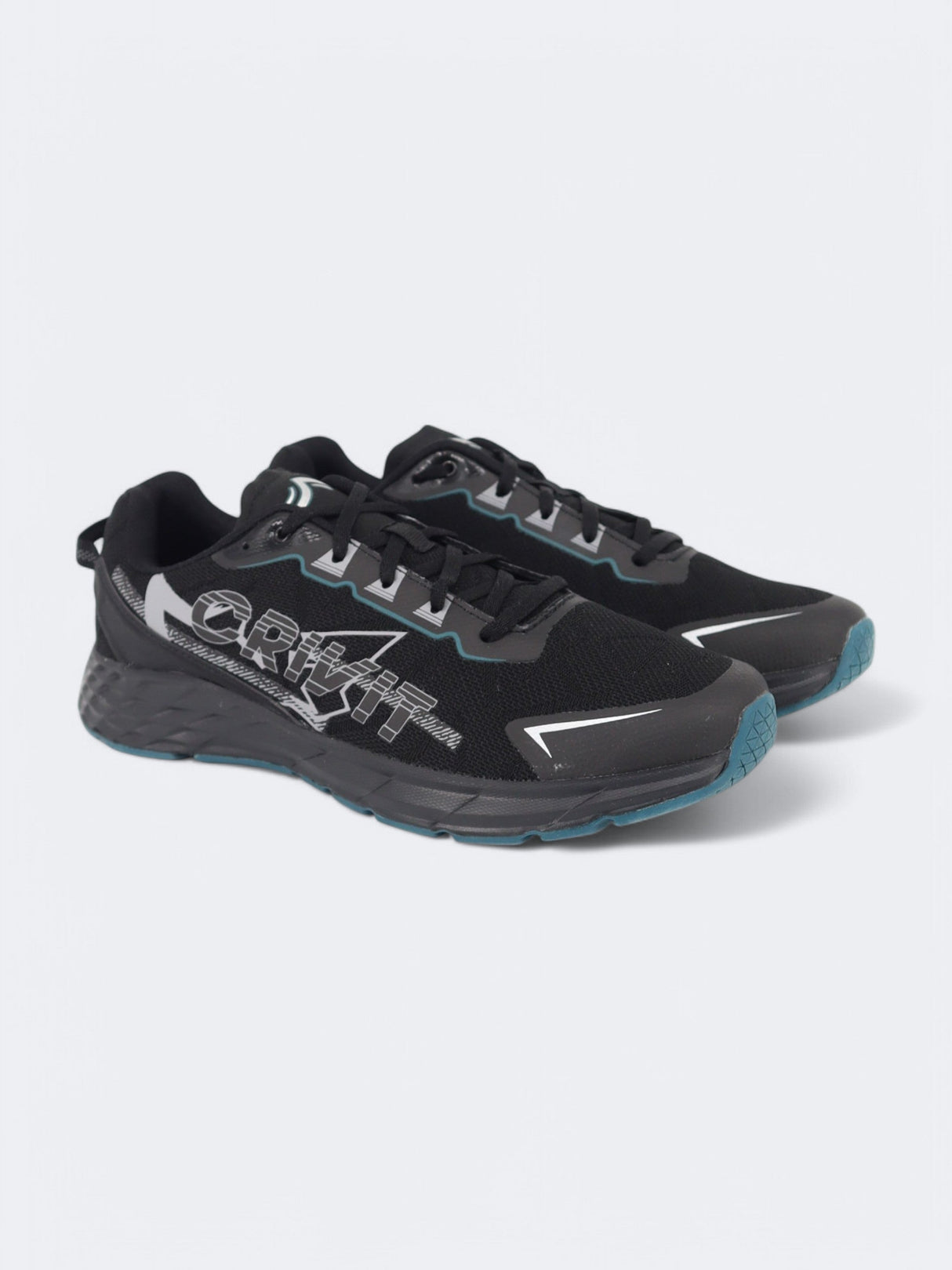Image for Men's Printed Running Shoes,Black