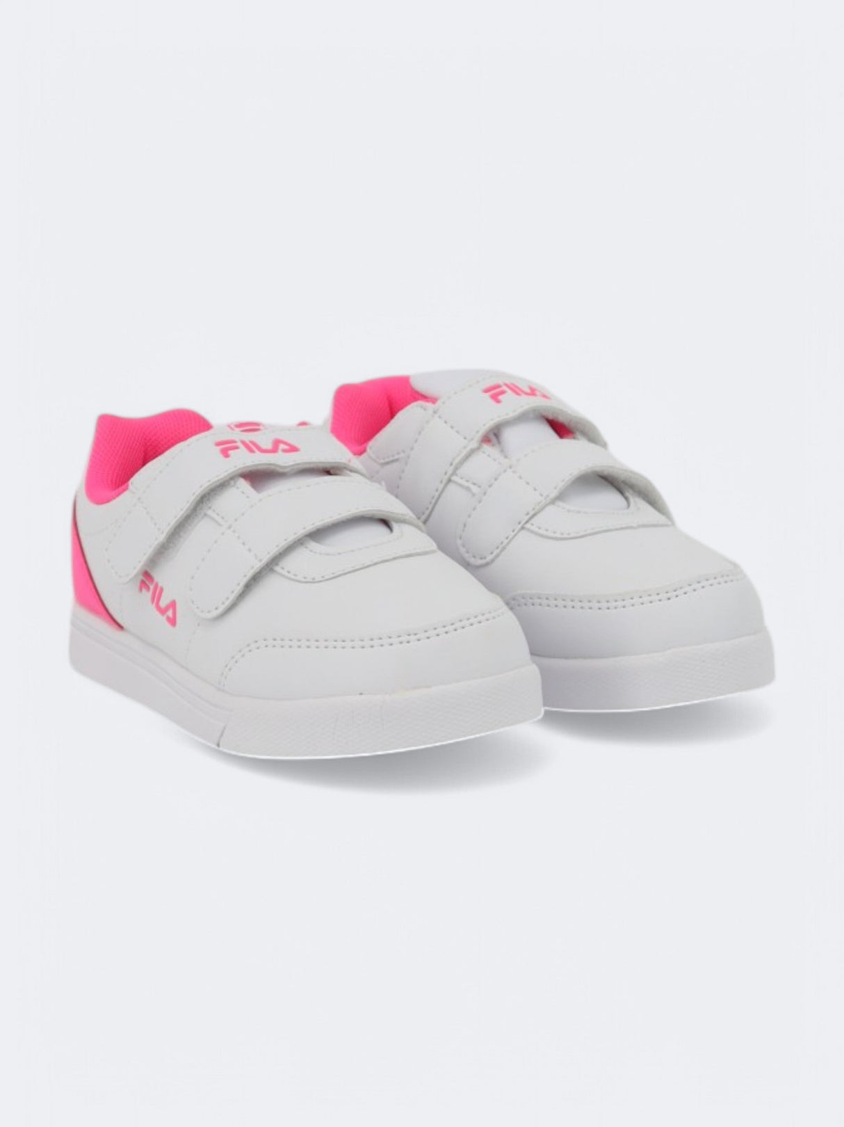Image for Kids Girl's Colorblocked Sneakers,White/Pink