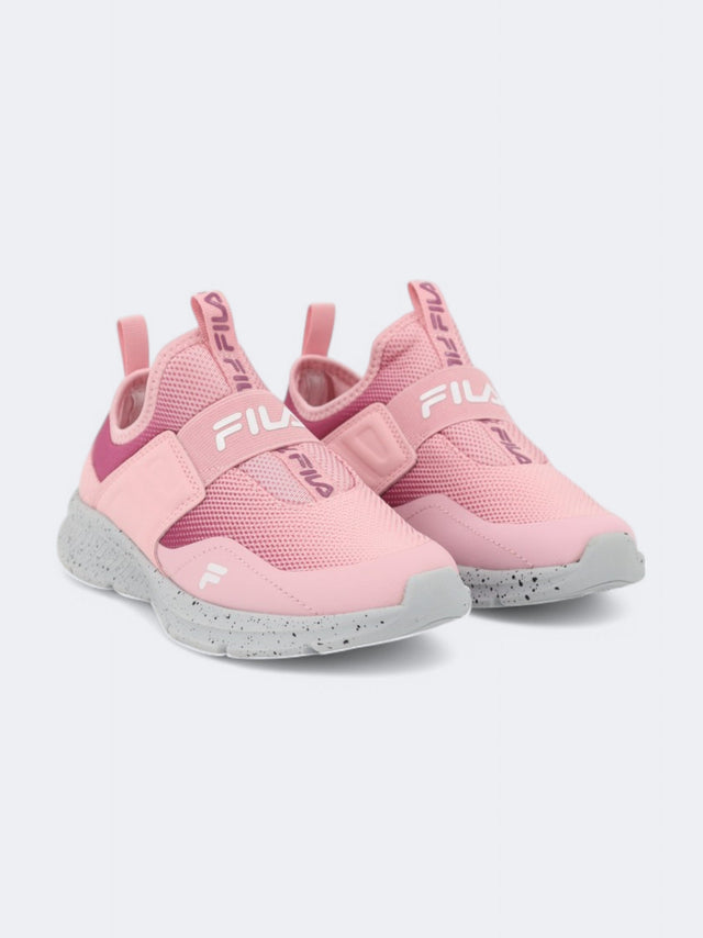 Image for Kids Girl's Brand Logo Printed Trainers,Pink