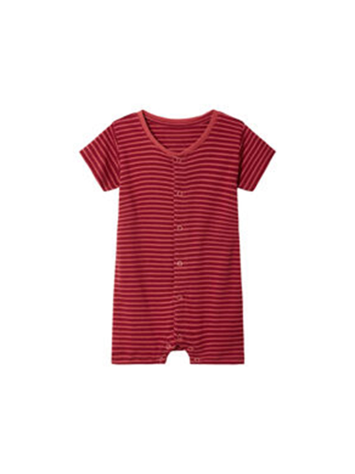 Image for Kid's Boy's Striped Bodysuit,Red