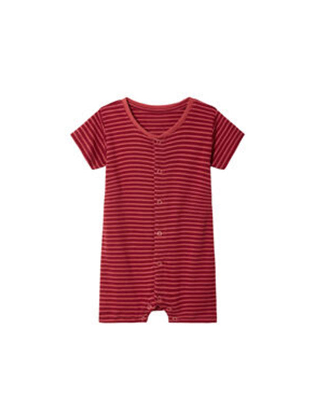 Image for Kid's Boy's Striped Bodysuit,Red
