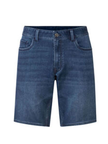 Image for Men's Washed Denim Shorts,Blue