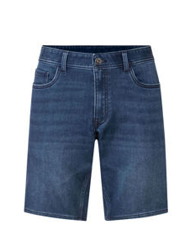 Image for Men's Washed Denim Shorts,Blue