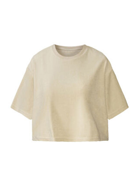 Image for Women's Cropped T-Shirt,Cream