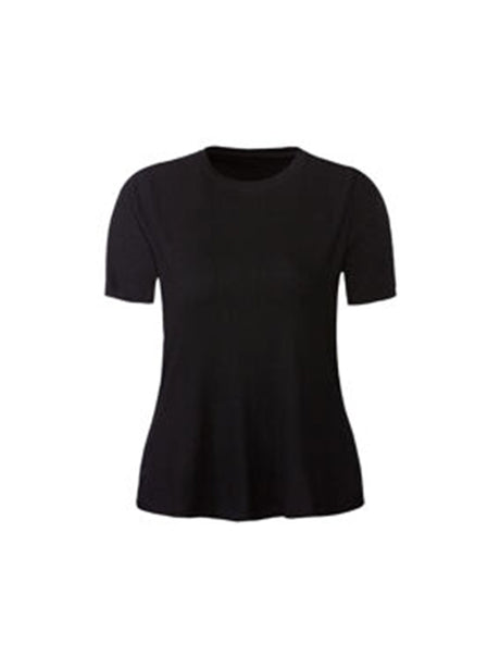 Image for Women's Ribbed T-Shirt,Black