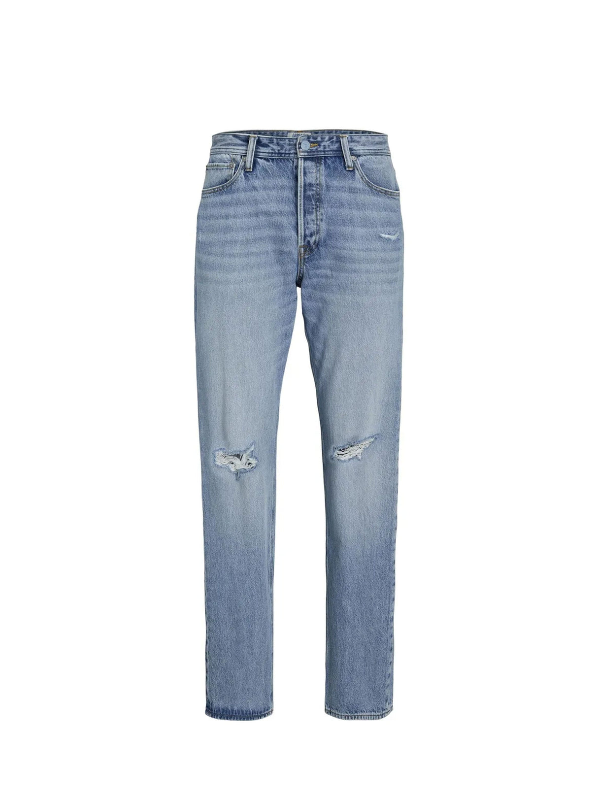 Image for Men's Ripped Washed Jeans,Blue