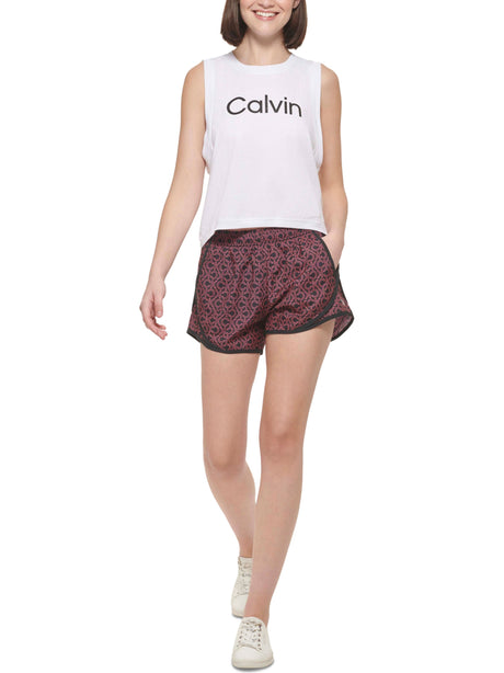 Image for Women's Printed Sport Shorts,Black/Pink