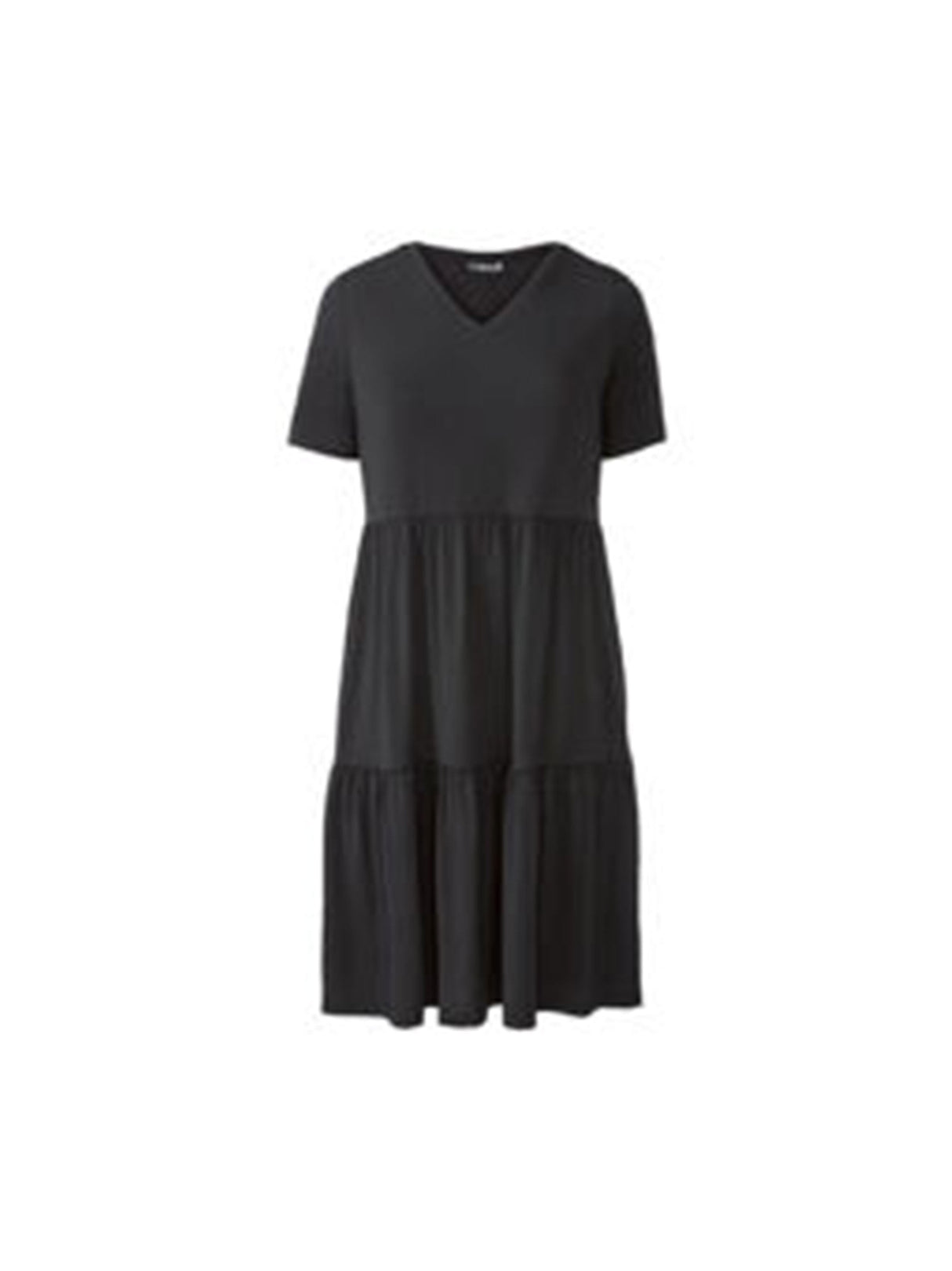 Image for Women's Tiered Dress,Black