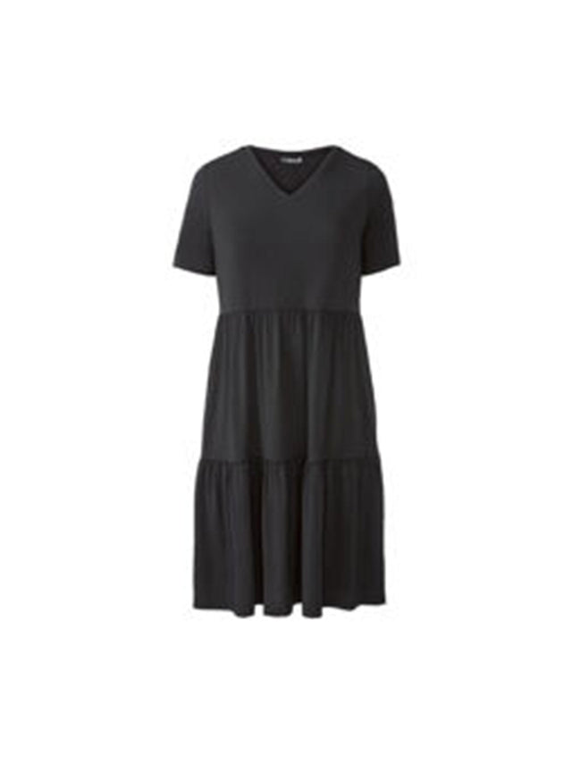 Image for Women's Tiered Dress,Black