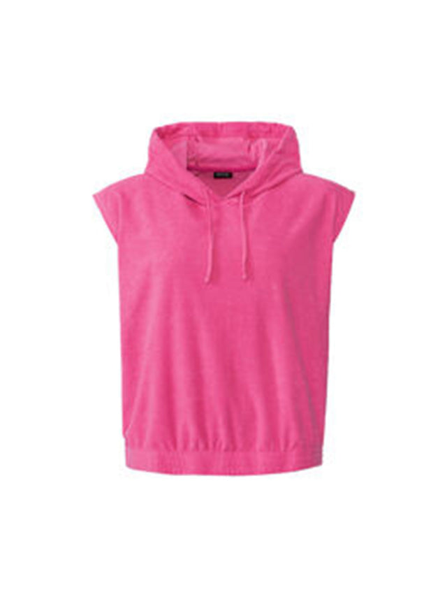 Image for Women's Plain Hooded Top,Pink