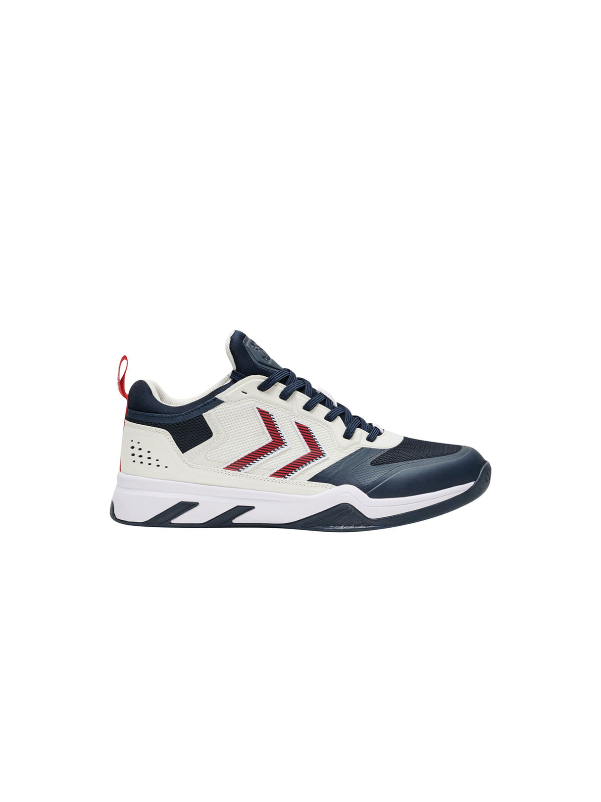 Image for Men's Brand Logo Printed Running Shoes,White/Red