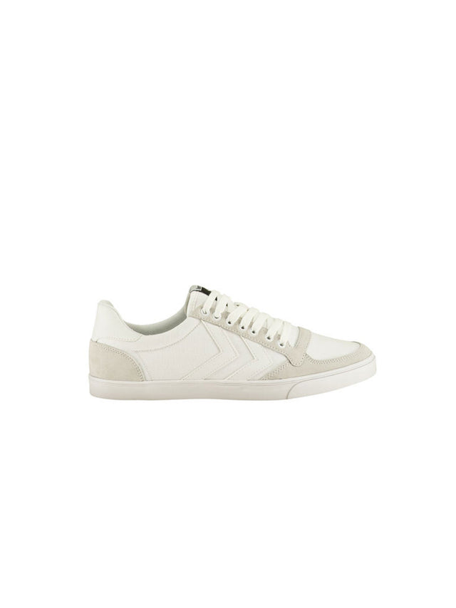 Image for Men's Brand Logo Patched Sneakers,White