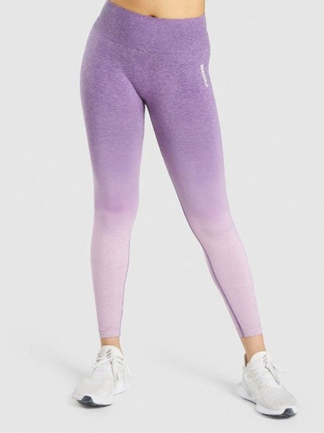 Image for Women's Printed Leggings,Lilac