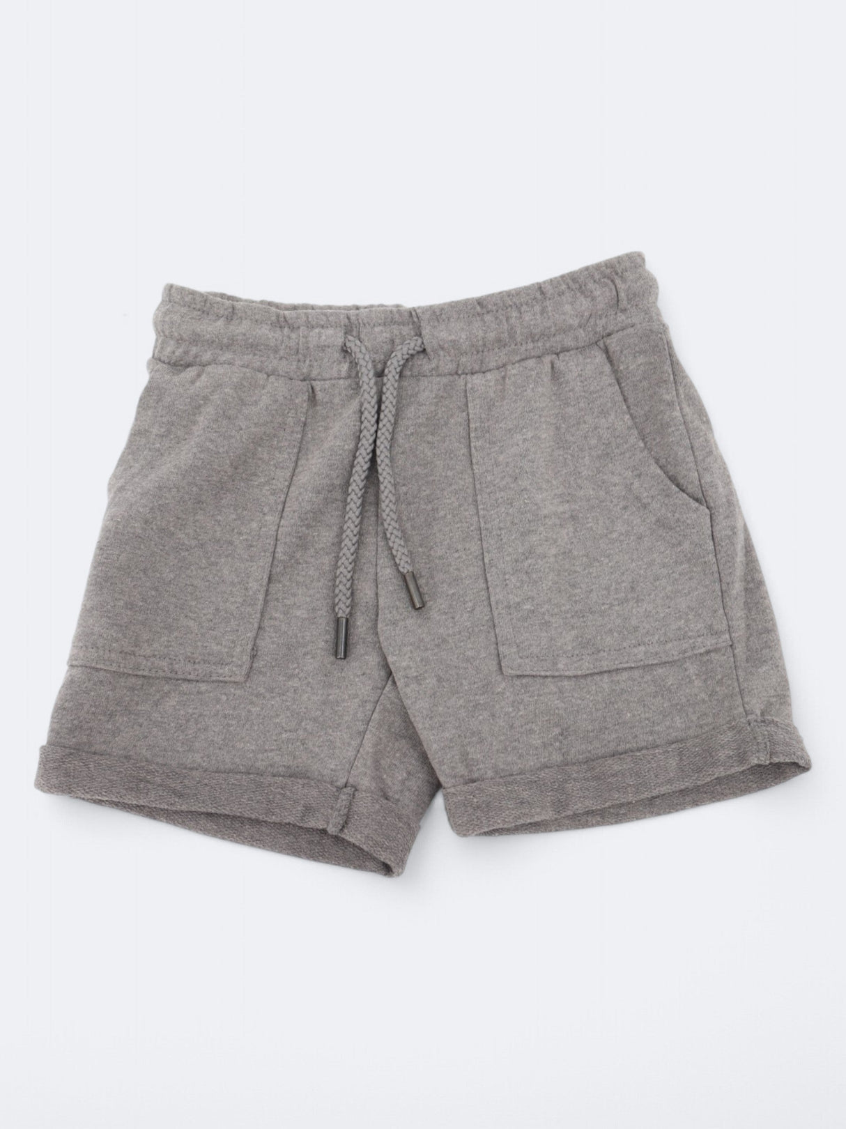 Image for Kids Boy's Plain Shorts,Grey