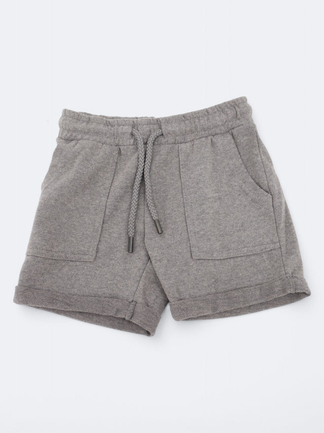Image for Kids Boy's Plain Shorts,Grey