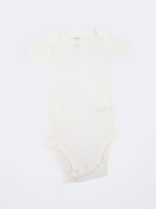 Image for Kids Boy's Plain Bodysuit,White