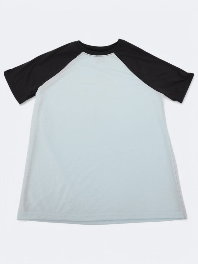 Image for Kids Boy's Colorblocked Sleepwear T-Shirt,Light Blue/Black
