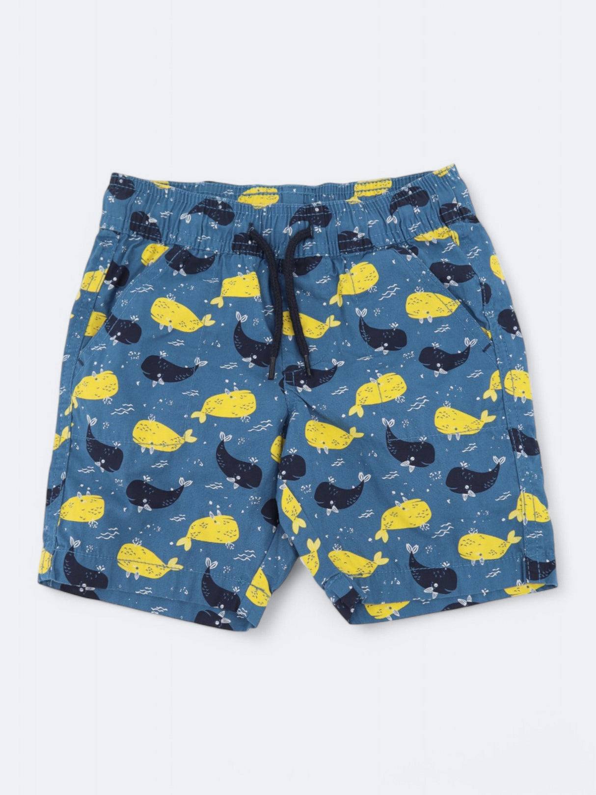 Image for Kids Boy's Graphic Printed Shorts,Navy