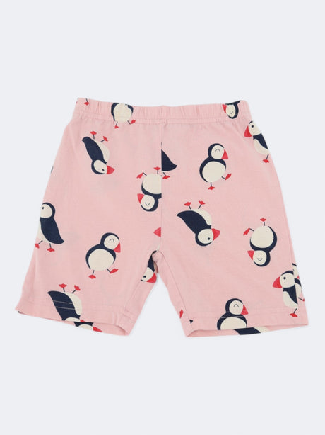 Image for Kids Girl's Graphic Printed Sleepwear Shorts,Light Pink