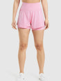 Image for Women's Brand Logo Printed Sport Short,Pink