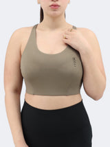 Image for Women's Sports Cropped Top,Taupe