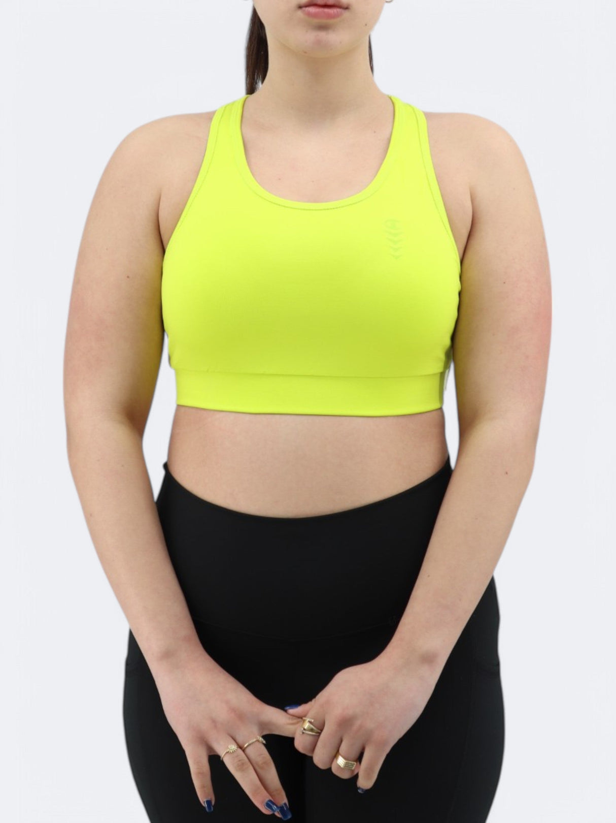 Image for Women's Sports Cropped Top,Yellow