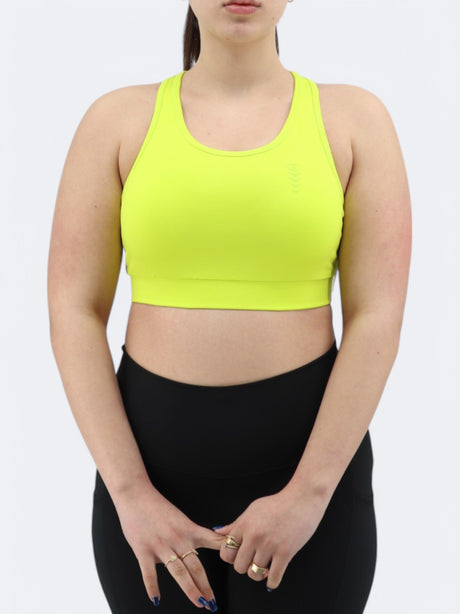 Image for Women's Sports Cropped Top,Yellow