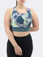 Image for Women's Printed Sports Cropped Top,Multi
