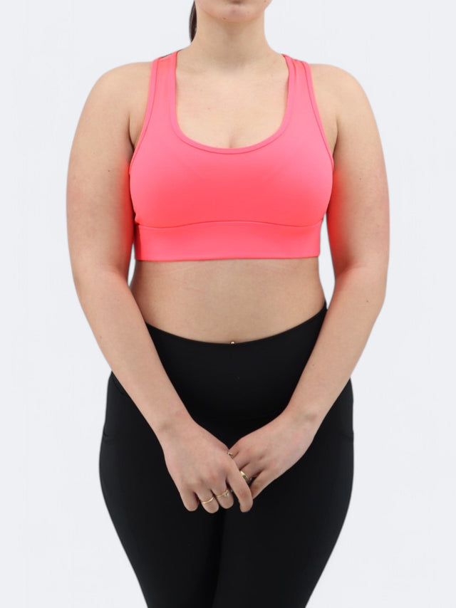 Image for Women's Sports Cropped Top,Coral
