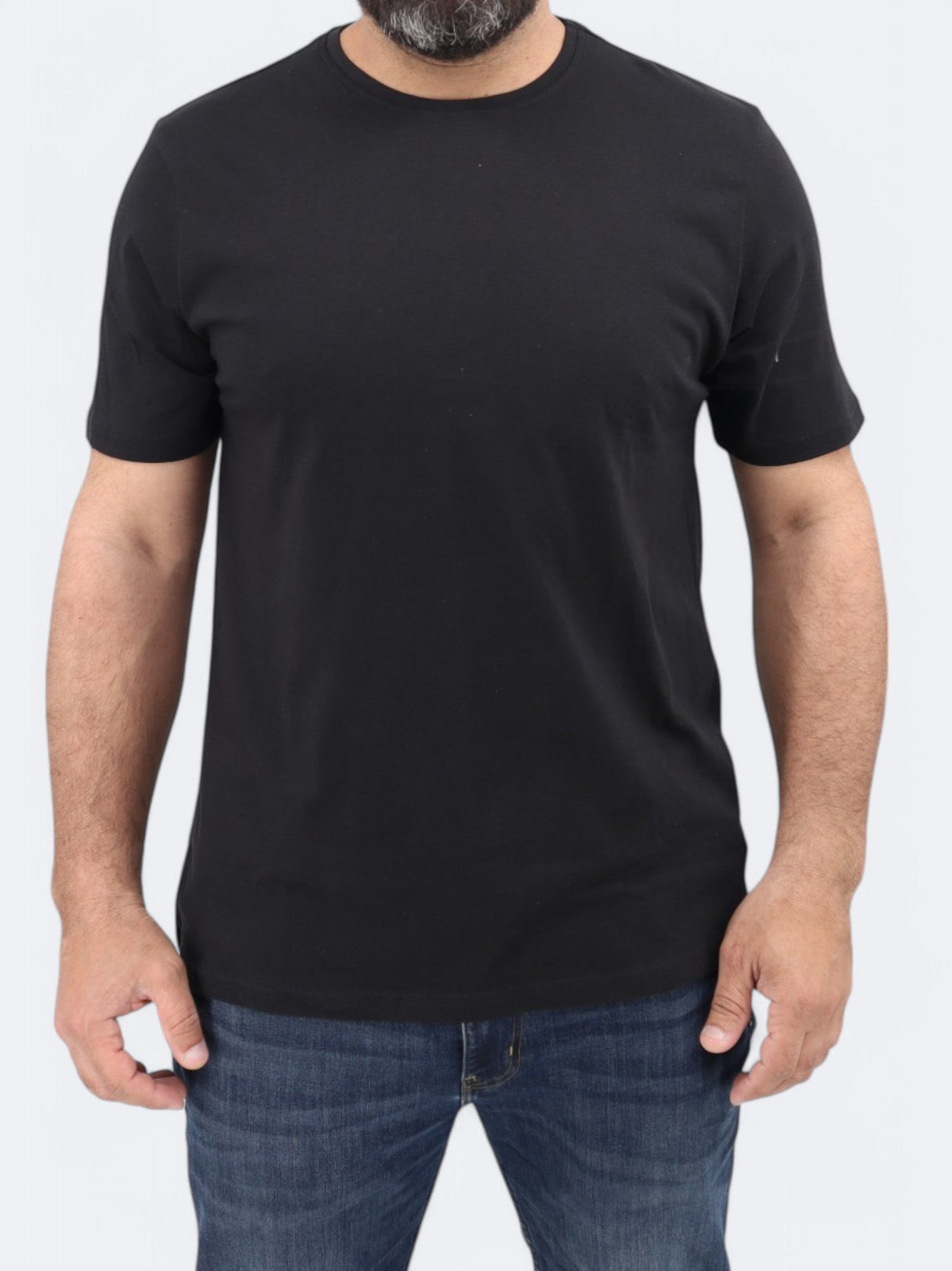 Image for Men's Plain T-Shirt,Black