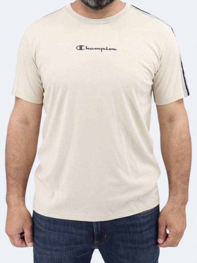 Image for Men's Printed T-Shirt,Beige